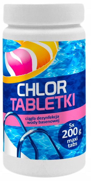 Gamix multi chlor do basenu tabletki long tabs 200g 1kg