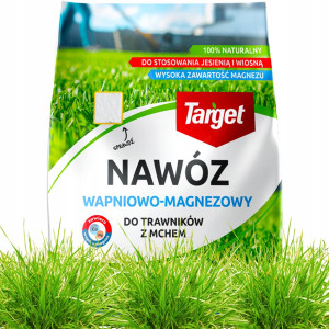 Target - nawóz do trawników z mchem 15kg wapniowo-magnezowy
