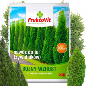 Fruktovit - nawóz do tui, thuje, żywotników 5kg