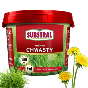 Substral - 100 dni mniszek nawóz do trawników zwalczający chwasty 5kg