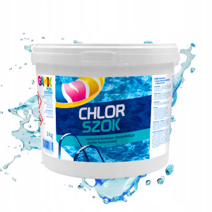 Gamix chlor szok do basenu jacuzzi spa środek aktywny chemia basenowa 5kg