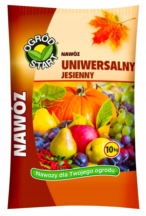Ogród start - jesienny nawóz uniwersalny do krzewów drzew róż trawników cebulowych 10kg