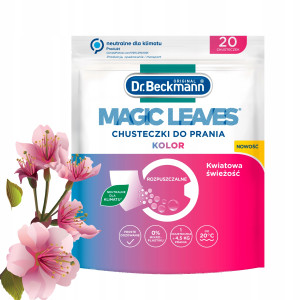 Dr beckmann - listki do prania  2w1 kolor 20szt.