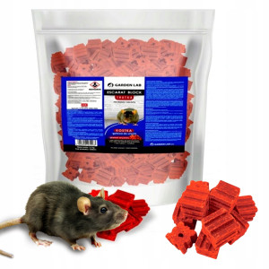 Garden lab - escarat block trutka na myszy, szczury kostka 5kg