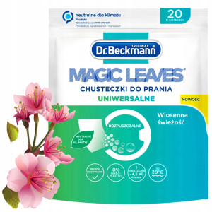 Dr. beckmann - magic leaves magiczne chusteczki do prania, uniwersalne 20szt