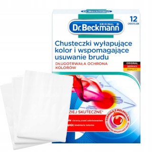 Dr beckmann - chusteczki do koloru 12 szt.