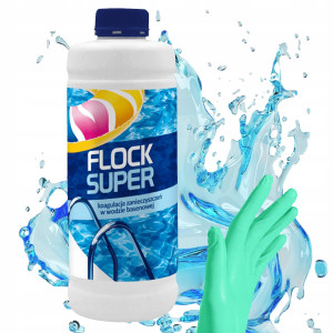 Flock super koagulant anty mętna woda do basenu gamix 1l