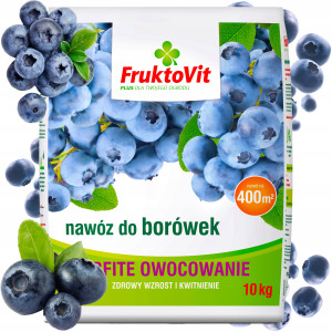 Nawóz do Borówek kwaśnolubnych - Fruktovit - 10kg - Sprawdzony