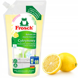 Frosch - cytrynowy płyn do mycia naczyń uzupełnienie 1l