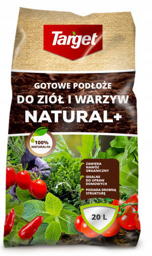 Target - ziemia podoże do ziół i warzyw 20l natural+