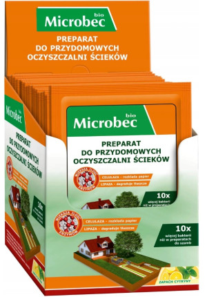 Microbec - bio bakterie do szamb i oczyszczalni 18 saszetek x 25g