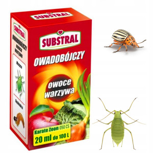 Substral - karate zeon 050cs środek owadobójczy w płynie na mszyce, gąsienice 20 ml
