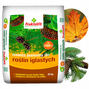 Fruktovit - jesienny nawóz do tui iglaków thui na przemarzanie 25 kg