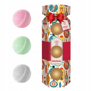 Aurora - świąteczny zestaw kul mix - 3 x 100g