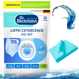 Dr. beckmann - chusteczki, listki do wc ocean breeze - 20 szt