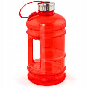 Melianda - bidon sportowy na siłownię, butelka, kolor czerwony - 2200ml