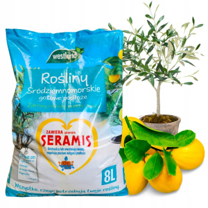 Westland - seramis - podłoże/ziemia do roślin śródziemnomorskich - 8l