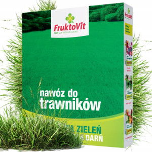 Fruktovit - nawóz granulowany do trawników, soczysta zieleń, gęsta, zwarta drań 1,2 kg
