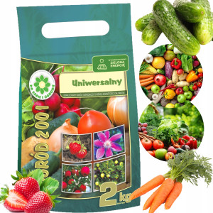 Siarkopol - ogród 2001 nawóz w granulacie uniwersalny do kwiatów warzyw owoców roślin - 2kg