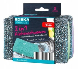 G&g - gąbki kuchenne 2w1 2 szt.
