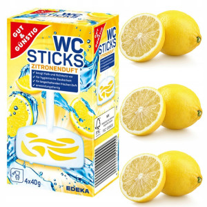 G&g - zawieszki do wc cytryna 4x40g