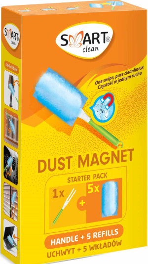 Smart clean - miotełka do kurzu + 5 wkładów