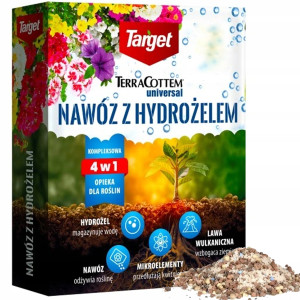 Target - terracottem nawóz z hydrożelem do roślin 600g