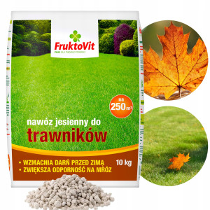 Fruktovit jesienny nawóz do trawy trawnika zwiększa odporność na mróz 10 kg