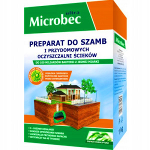 Microbec ultra bakterie do szamba cytrynowy 1kg