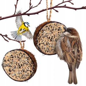 Happy birds - kokos nadziewany 1/2 słonecznik - 200g