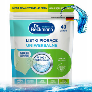 Dr. beckmann - uniwersalne listki piorące fresh -40szt