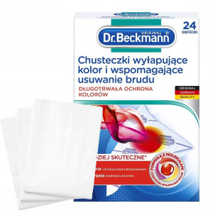 Dr beckmann - chusteczki wyłapujące kolor i brud - 24 sztuki