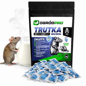 Ogródpro - pasta na gryzonie kuny myszy szczury aromat mleczny 1kg