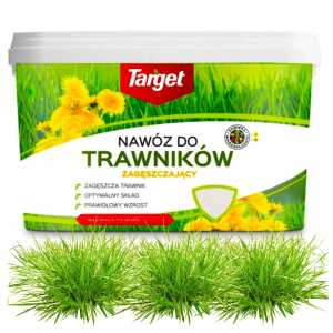 Target - nawóz do trawnika zagęszczający i wypierający chwasty z mikro - 8kg