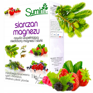 Sumin siarczan magnezu nawóz uzupełniający niedobory magnezu siarki 1 kg