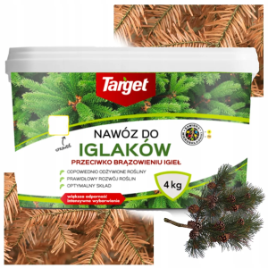 Target nawóz do iglaków tui przeciw brązowieniu iglaków igieł 4kg