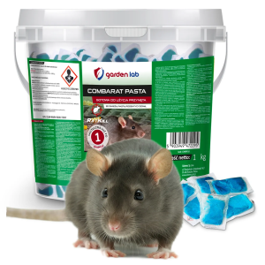 Ultra mocna trutka na szczury myszy gryzonie difenakum pasta 1 kg