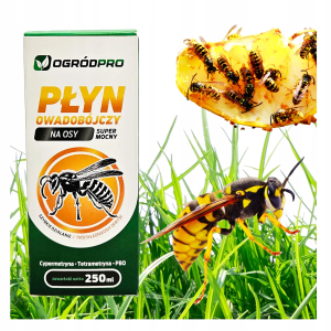 Ogródpro - super mocny trójskładnikowy płyn oprysk na osy i owady 250ml