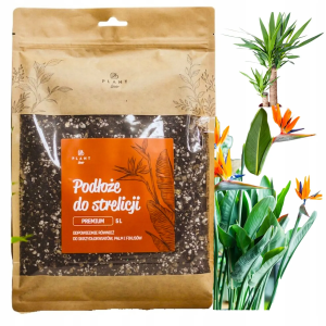 Ziemia podłoże do strelicji palm skrzydłokwiatów 5l premium plant lover