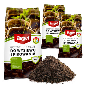 Target ziemia premium do roślin wysiewu pikowania rozsady podłoże worek 60l