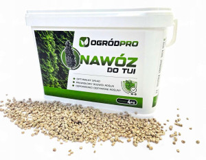 Nawóz do tuji żywotników tui thui wiosenny bujny wzrost wybarwienie 4 kg