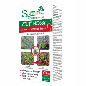 Sumin chwastobójczy atut hobby 100ml zwalcza, niszczy chwasty i mech 100 ml