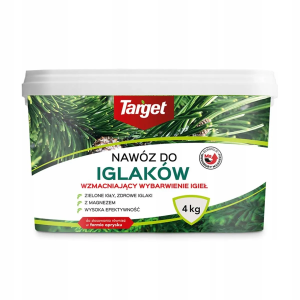 Nawóz do iglaków zagęszczający wzmacniający wybarwienie igieł target 4kg