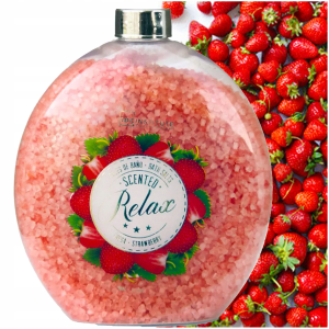 Idc sól do kąpieli do wanny relax scented zapach truskawki 900g