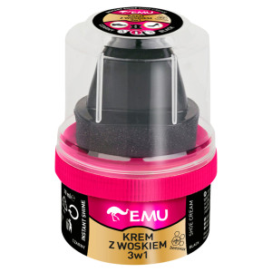 Emu krem z woskiem do butów 3w1 czarny 50 ml