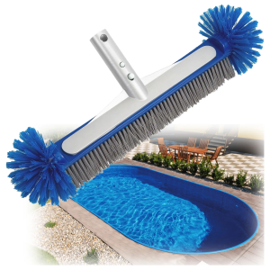 Gamix metalowa szczotka do czyszczenia dna niecki basenu oczek premium 43cm