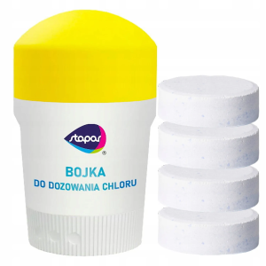 Stapar bojka boja chlorowa dozująca tabletki chlor chemia do basenu skimmer