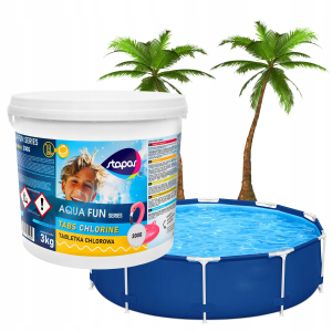 Stapar chlor do basenu tabletka chlorowa 200g chemia basenowa 3kg