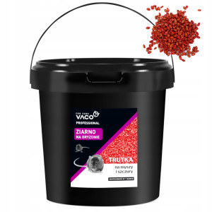Vaco - mocne zatrute ziarno trutka na myszy szczury bromadiolon bitrex 5kg
