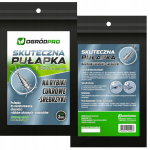 Ogródpro - pułapka bezwonna klej lep wabik na rybiki srebrzyki cukrowe 2 szt.